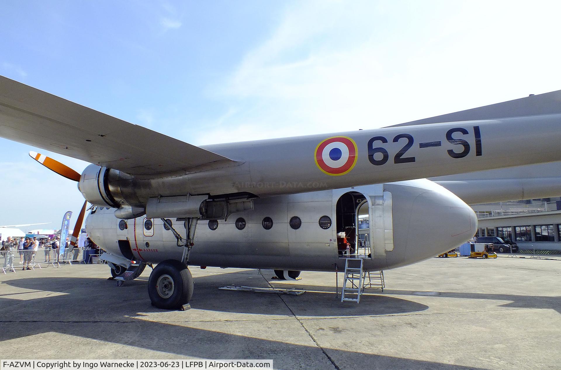 F-AZVM, 1956 Nord N-2501F Noratlas C/N 105, Nord N.2501 Noratlas at the Aerosalon 2023, Paris