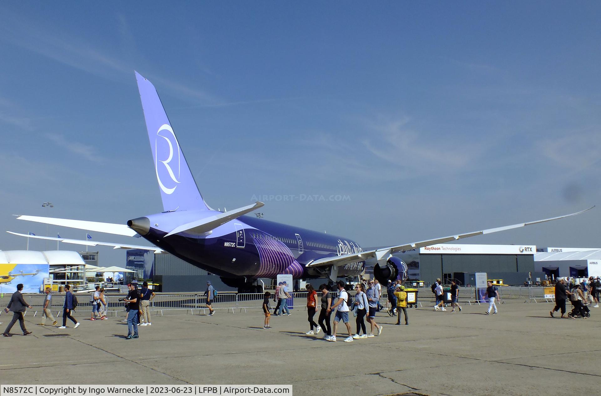 N8572C, 2023 Boeing 787-9 Dreamliner C/N 66877, Boeing 787-9 Dreamliner for Riyadh Air at the Aerosalon 2023, Paris