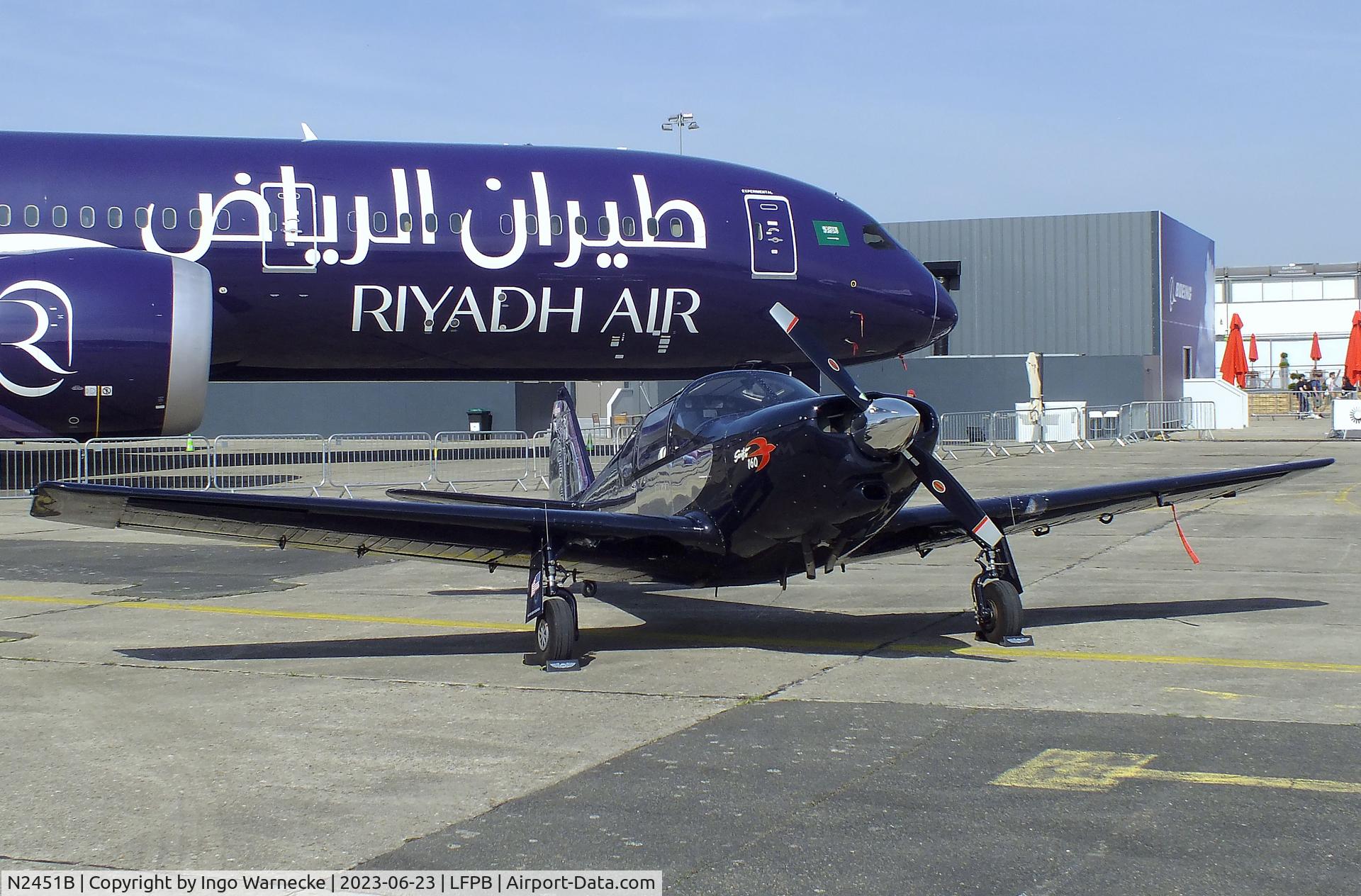 N2451B, 1951 Temco GC-1B Swift C/N 3751, Temco GC-1B Swift 160 at the Aerosalon 2023, Paris