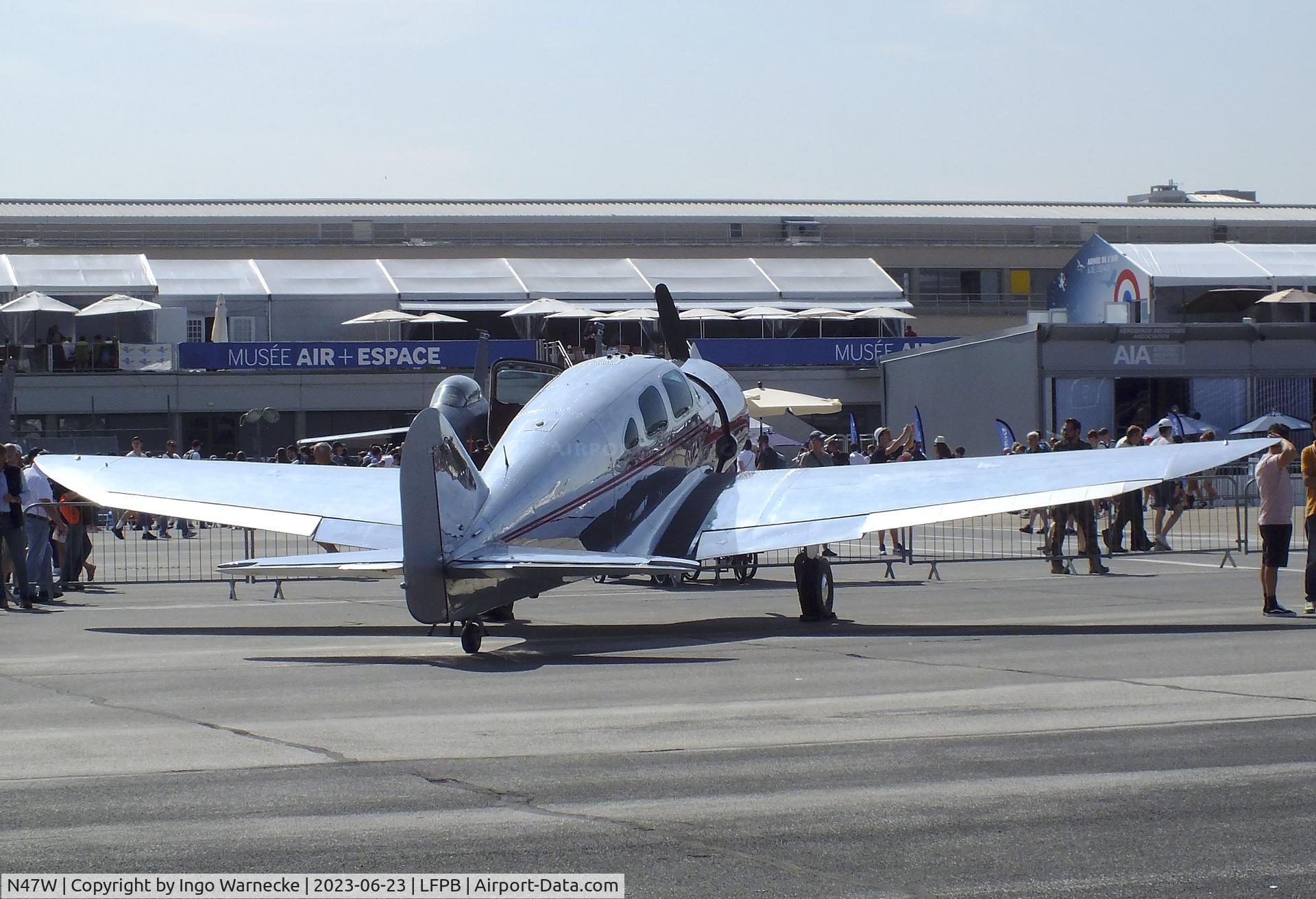 N47W, 1939 Spartan 7W Executive C/N 25, Spartan 7W Executive at the Aerosalon 2023, Paris