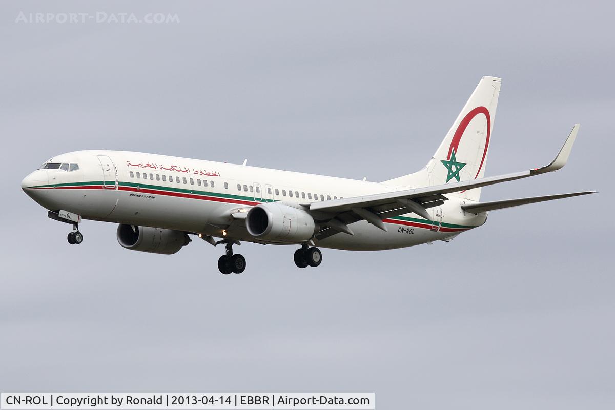 CN-ROL, 2007 Boeing 737-8B6 C/N 33065, at bru
