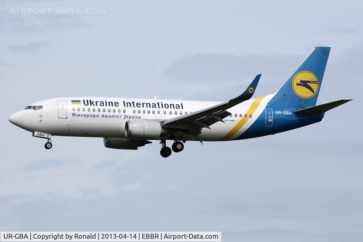 UR-GBA, 1997 Boeing 737-36N C/N 28670, at bru