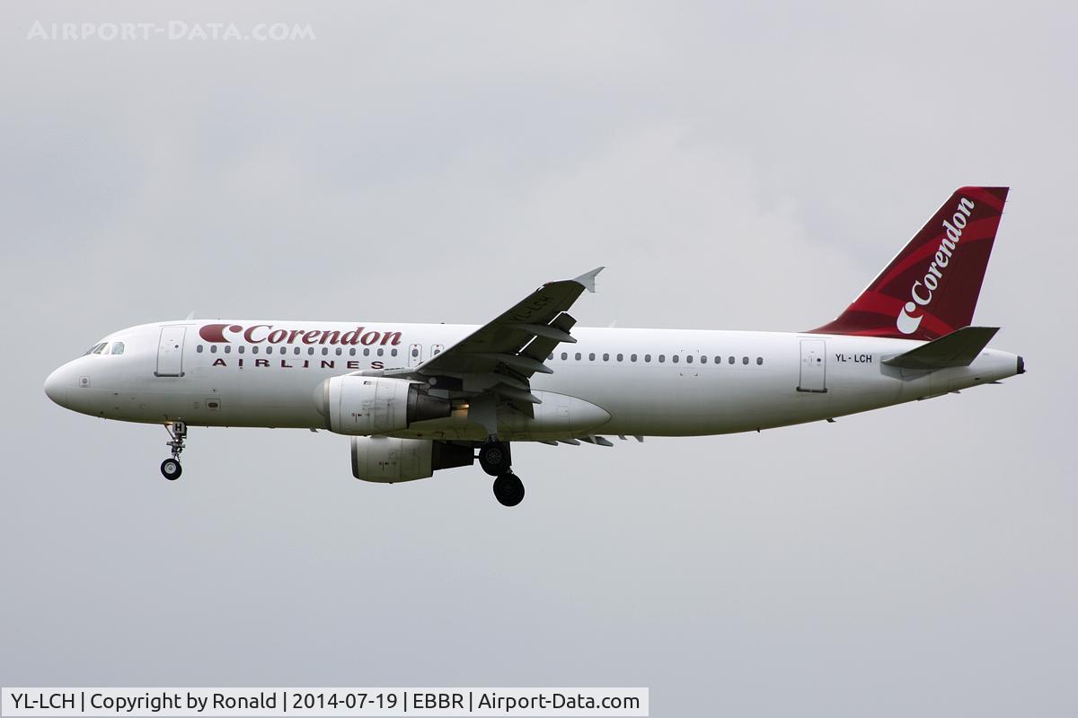 YL-LCH, 1992 Airbus A320-211 C/N 426, sat bru