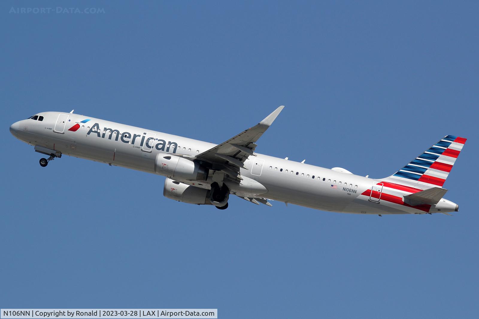N106NN, 2013 Airbus A321-231 C/N 5932, at lax
