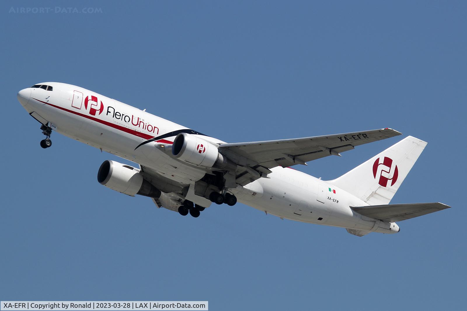 XA-EFR, 1987 Boeing 767-200/ER C/N 23804, at lax