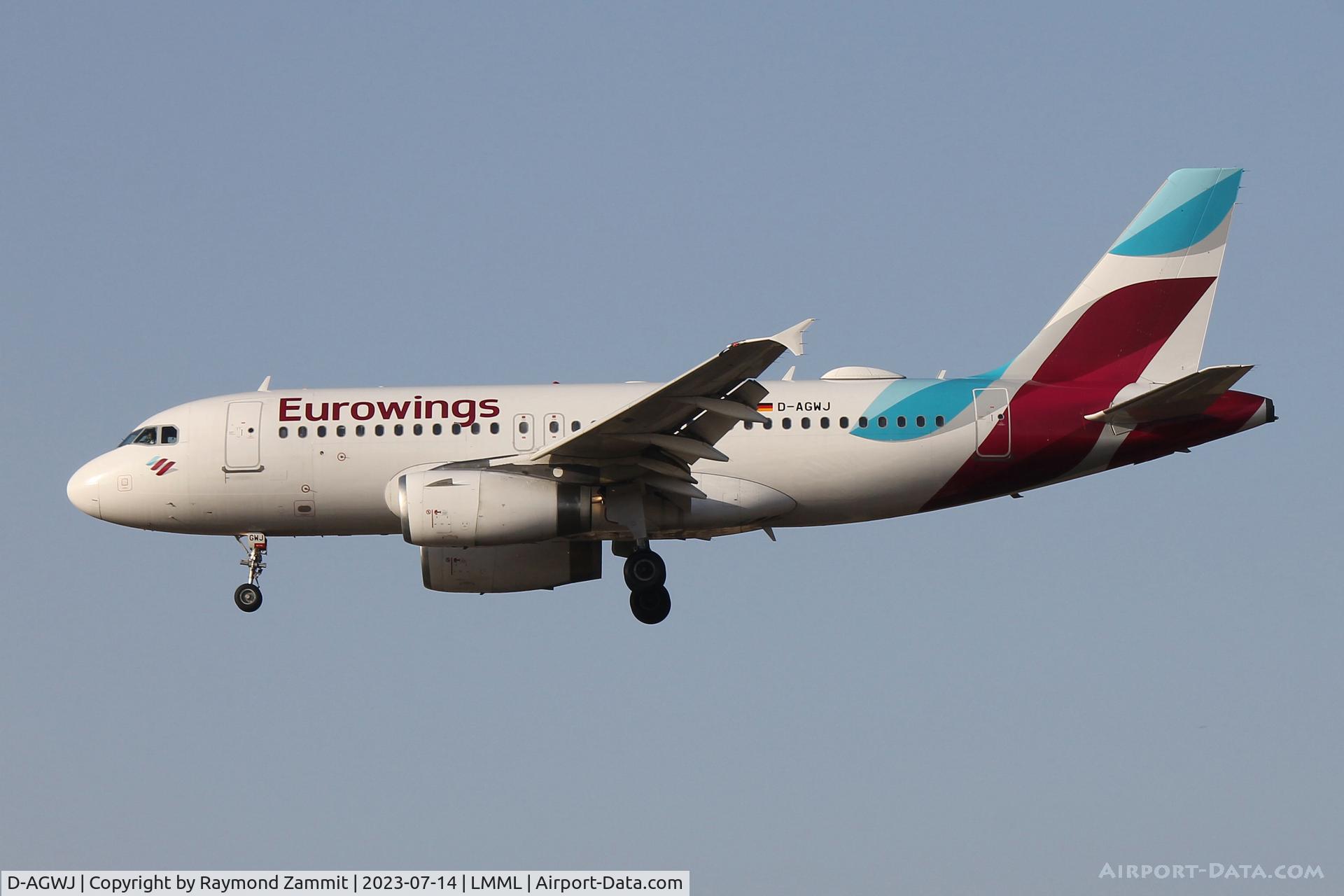 D-AGWJ, 2008 Airbus A319-132 C/N 3375, A319 D-AGWJ Eurowings