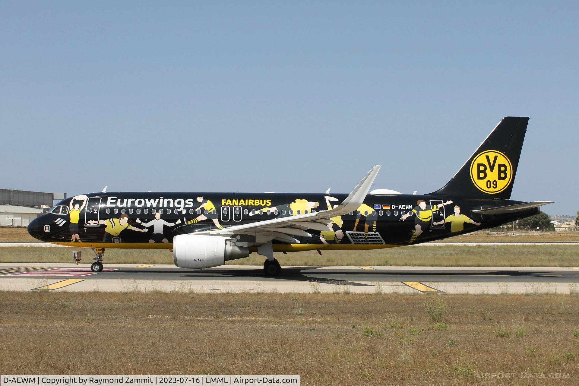 D-AEWM, 2016 Airbus A320-214 C/N 7259, A320 D-AEWM Eurowings in BVB Fan Airbus livery