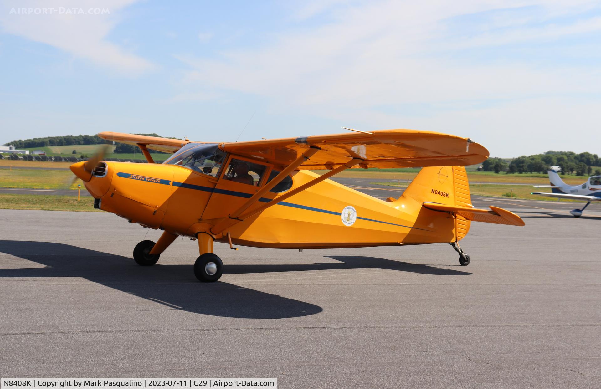 N8408K, 1946 Stinson 108-1 Voyager C/N 108-1408, Stinson 108-1