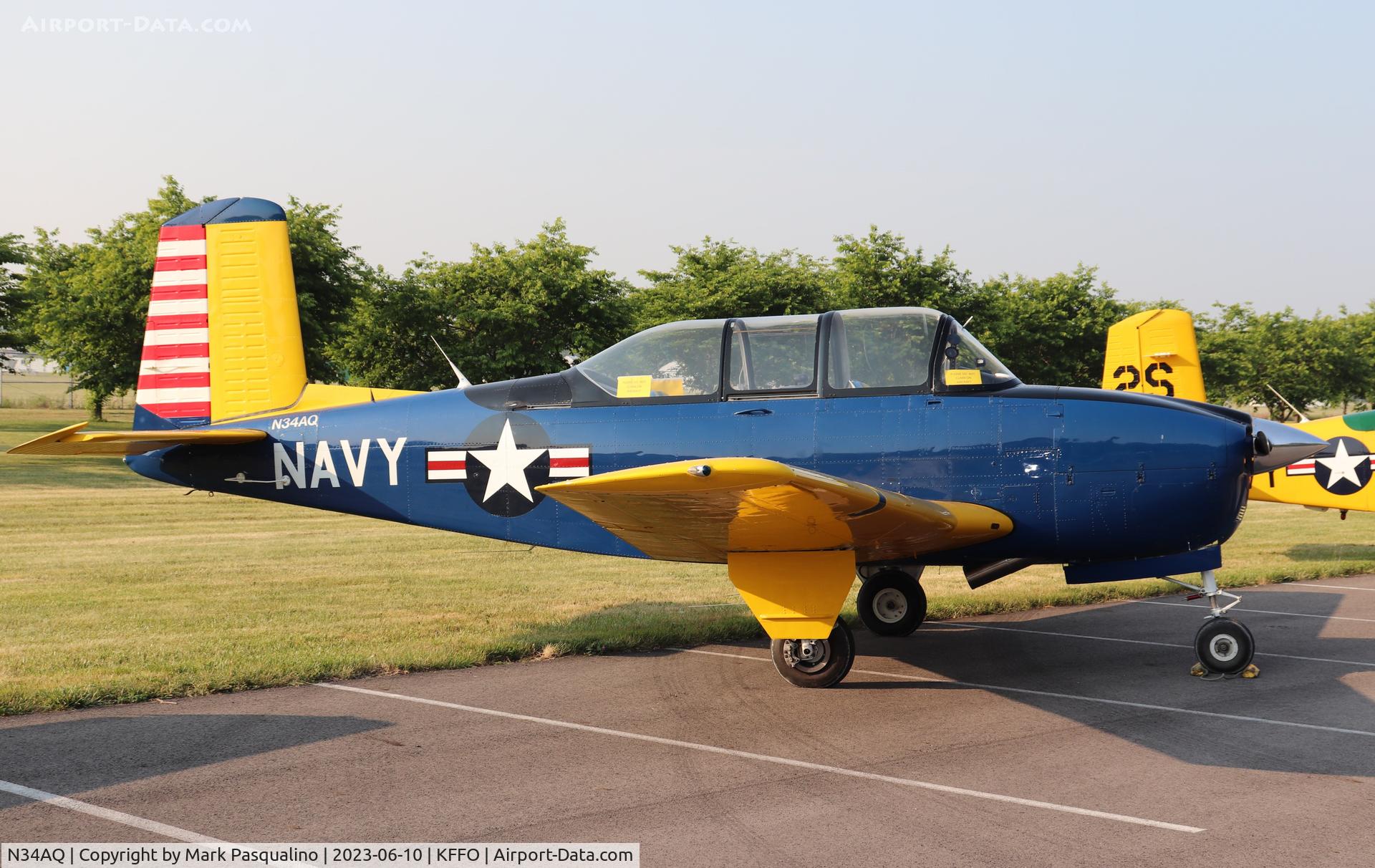 N34AQ, 1956 Beech A45 C/N CG-112, Beech T-34A