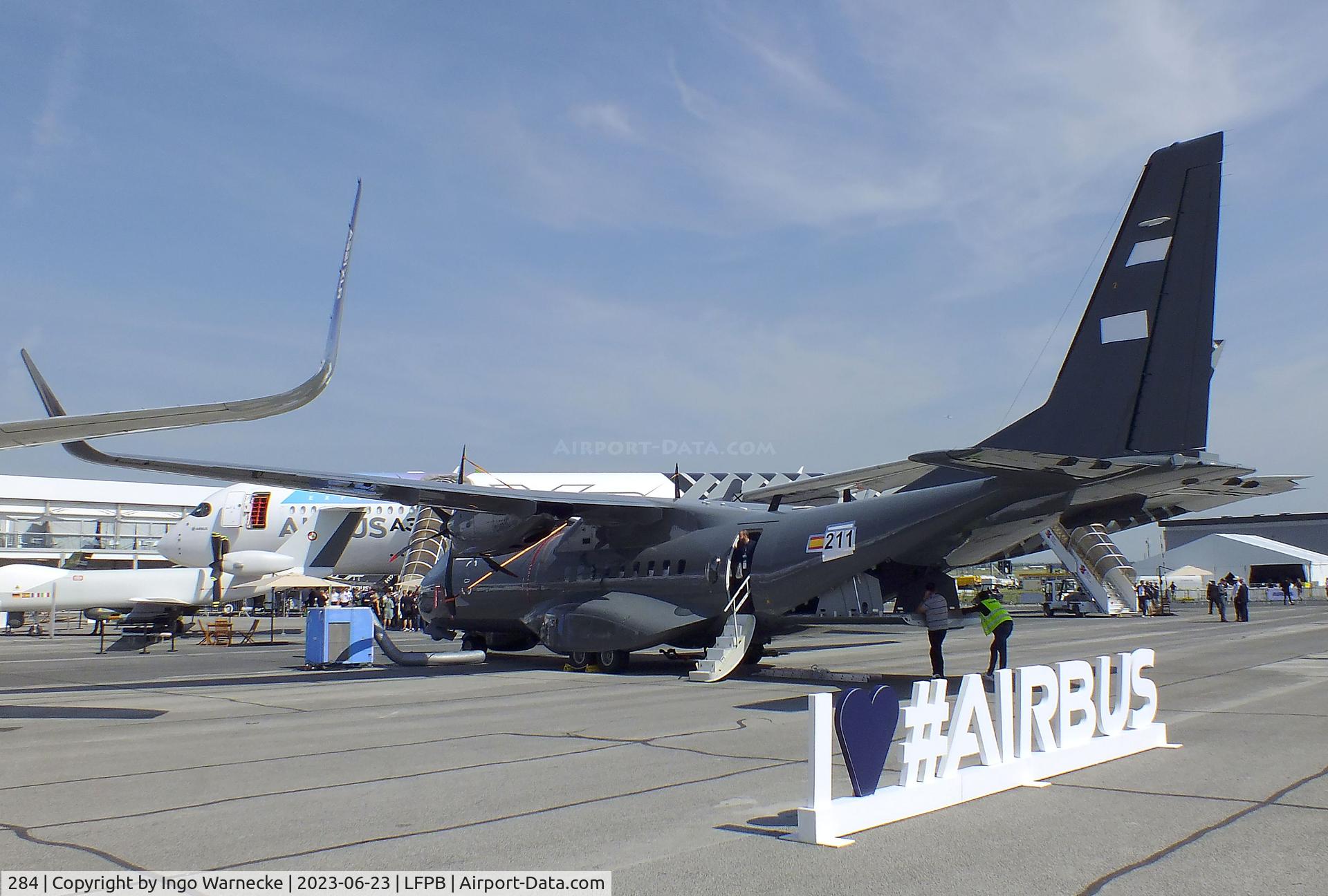284, 2022 CASA C-295MPA C/N 211, CASA C.295MPA Persuader for the Irish Air Corps at the Aerosalon 2023, Paris