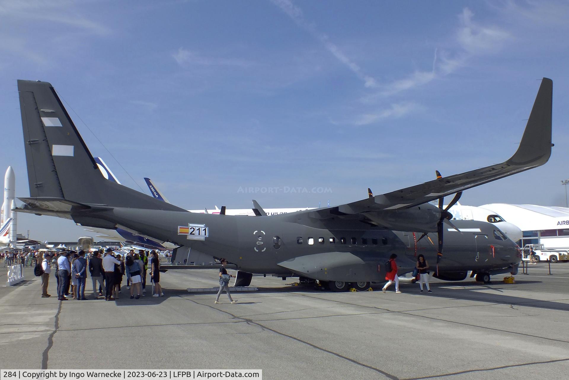 284, 2022 CASA C-295MPA C/N 211, CASA C.295MPA Persuader for the Irish Air Corps at the Aerosalon 2023, Paris