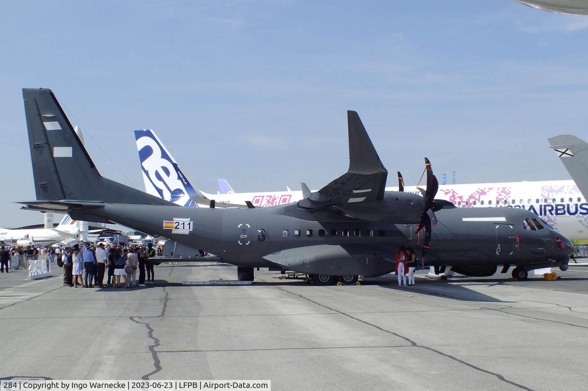 284, 2022 CASA C-295MPA C/N 211, CASA C.295MPA Persuader for the Irish Air Corps at the Aerosalon 2023, Paris