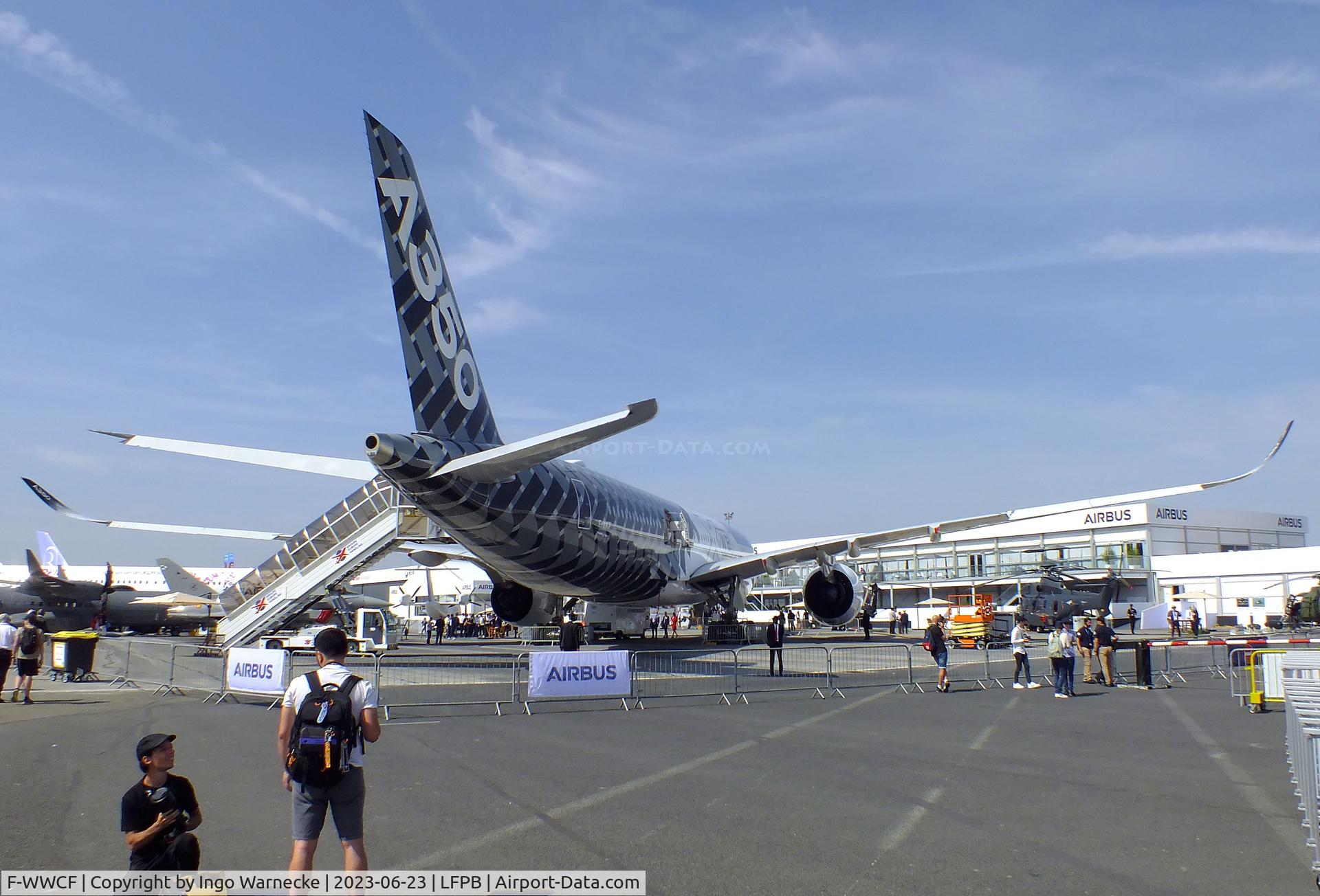F-WWCF, 2013 Airbus A350-941 C/N 002, Airbus A350-941 Airspace Explorer (cabin technology demonstrator) at the Aerosalon 2023, Paris