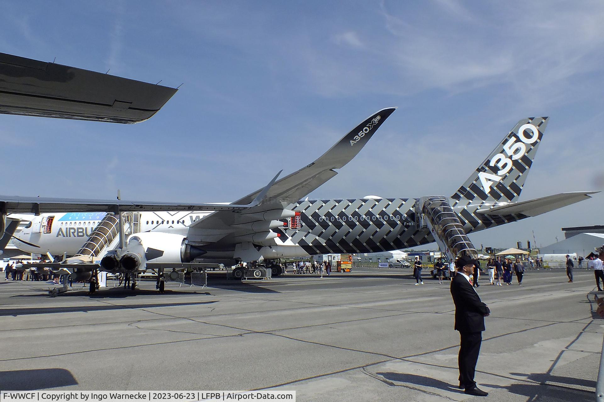 F-WWCF, 2013 Airbus A350-941 C/N 002, Airbus A350-941 Airspace Explorer (cabin technology demonstrator) at the Aerosalon 2023, Paris