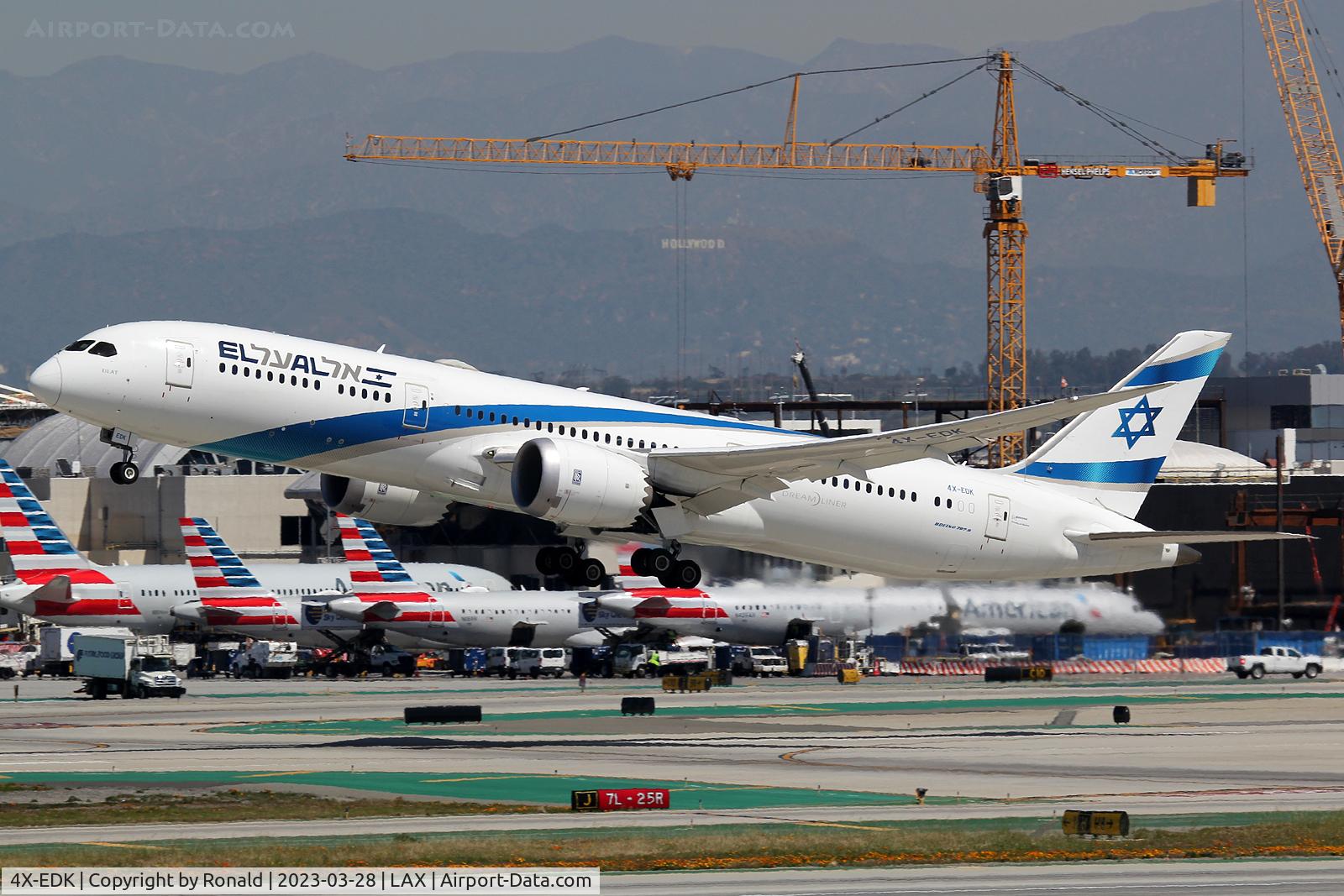 4X-EDK, 2019 Boeing 787-9 Dreamliner Dreamliner C/N 63395, at lax
