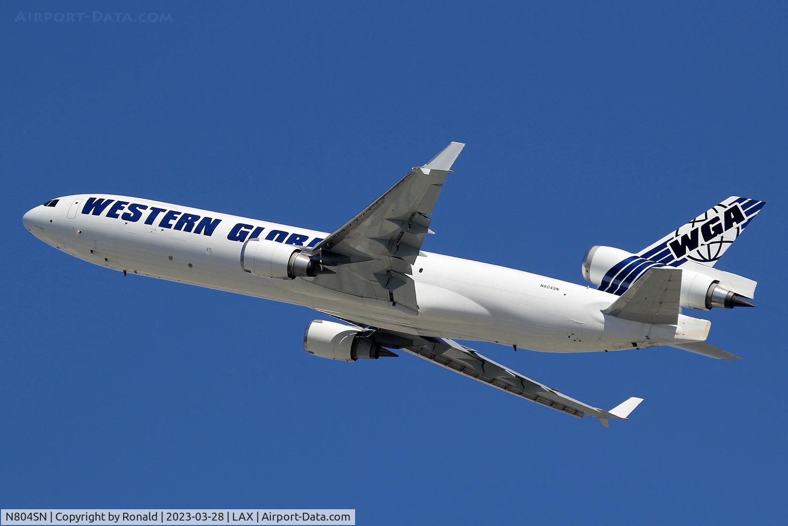 N804SN, McDonnell Douglas MD-11(F) C/N 48804, at lax
