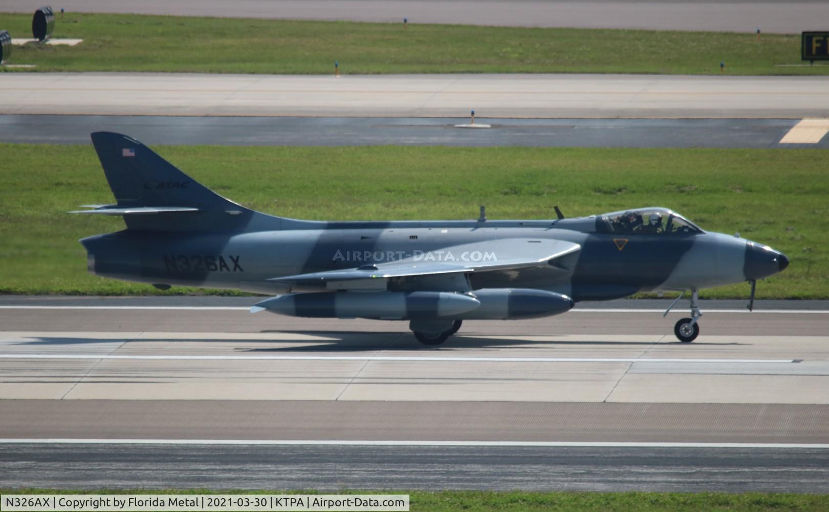 N326AX, 1959 Hawker Hunter F.58 C/N 41H-697447, Hawker Hunter zx TPA 19L