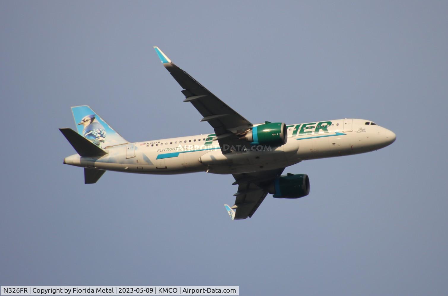 N326FR, 2018 Airbus A320-251N C/N 8102, FFT A32N Skye zx MCO-PHX