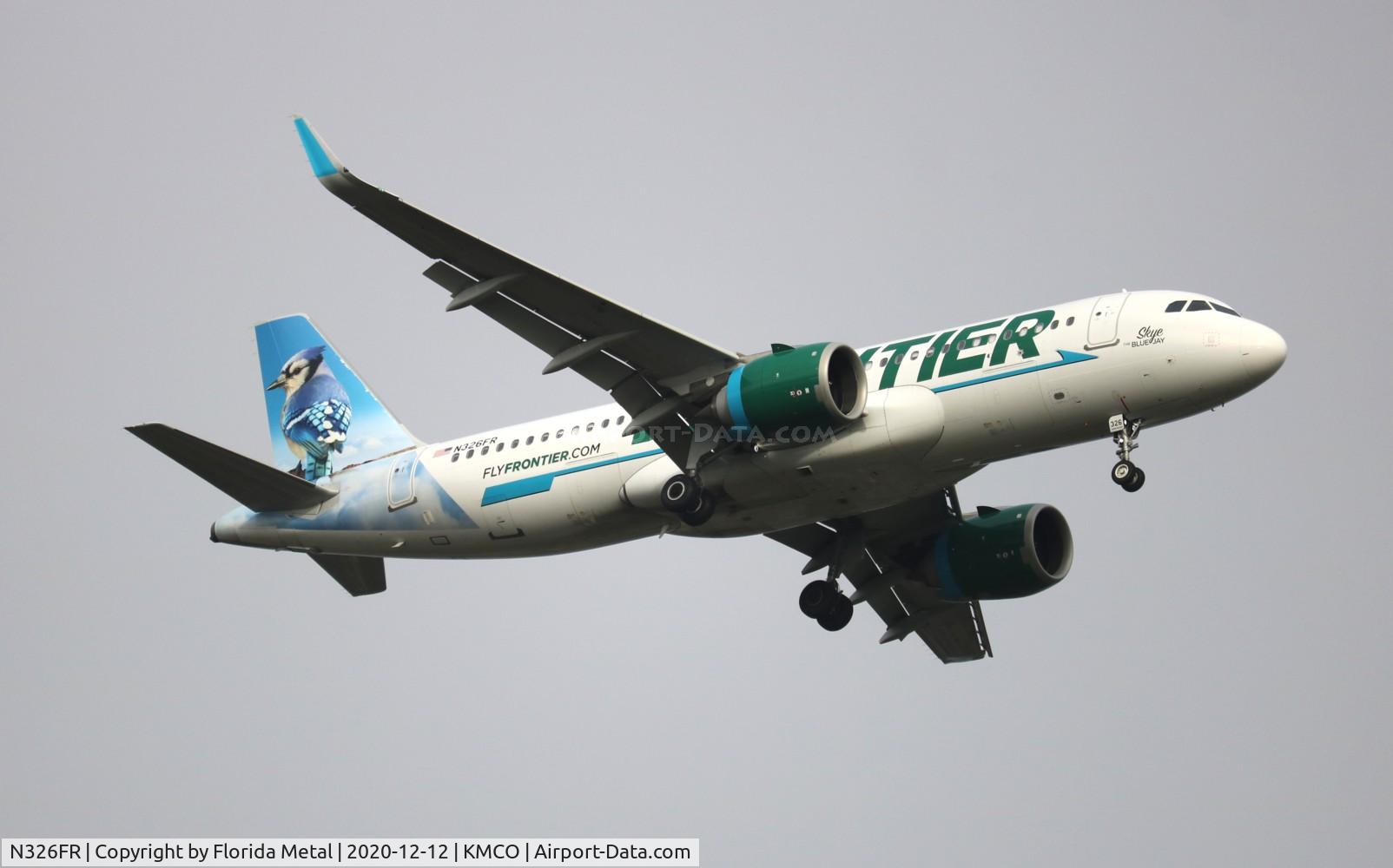 N326FR, 2018 Airbus A320-251N C/N 8102, FFT A32N Skye zx ISP-MCO