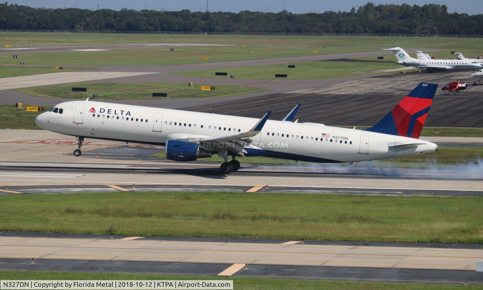 N327DN, 2017 Airbus A321-211 C/N 7777, DAL A321 zx DTW-TPA