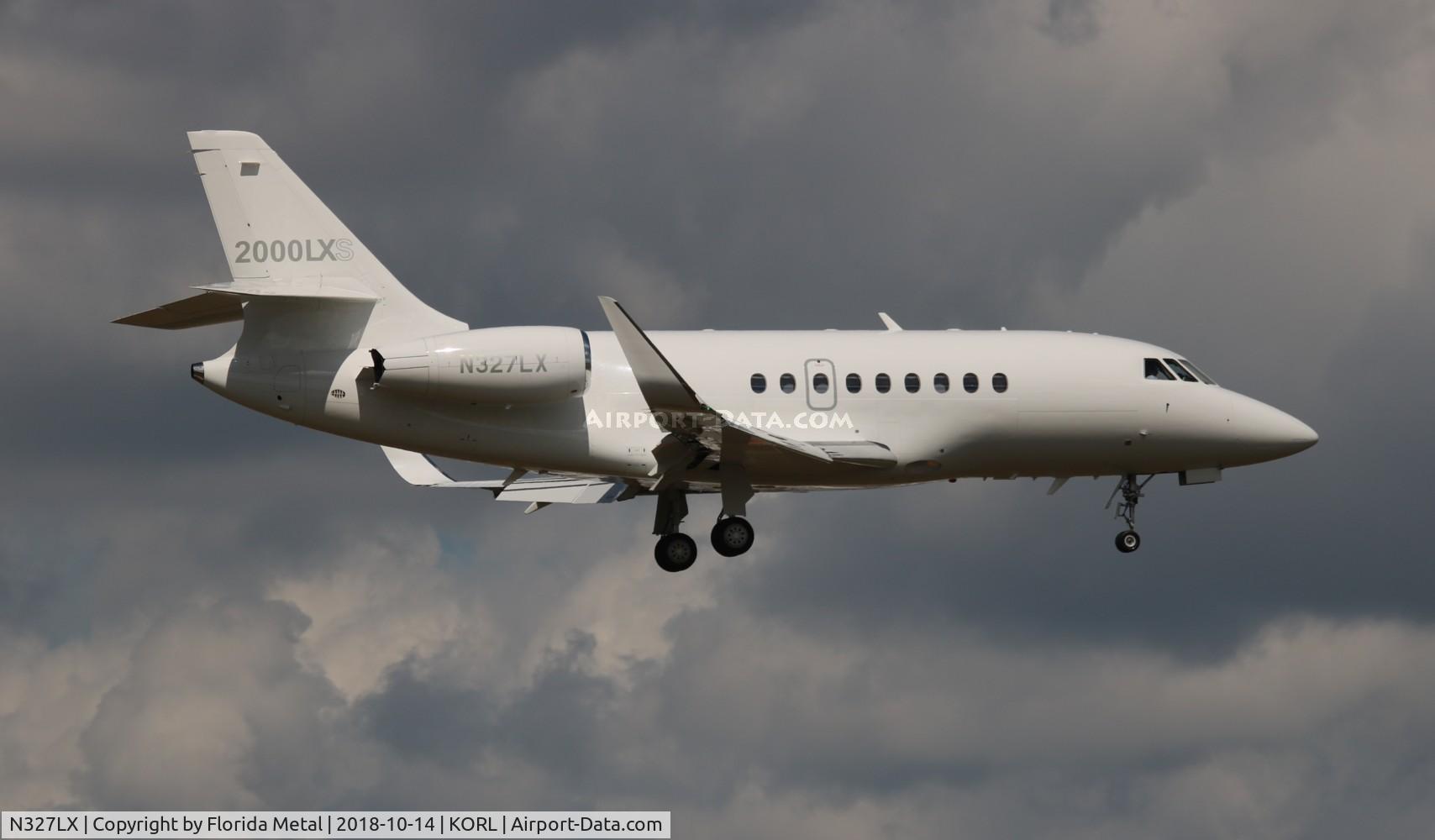 N327LX, 2016 Dassault Falcon 2000EX C/N 327, Falcon 2000EX zx
