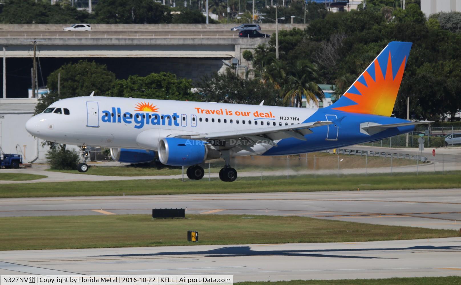 N327NV, 2005 Airbus A319-111 C/N 2556, AAY A319 zx AVL-FLL