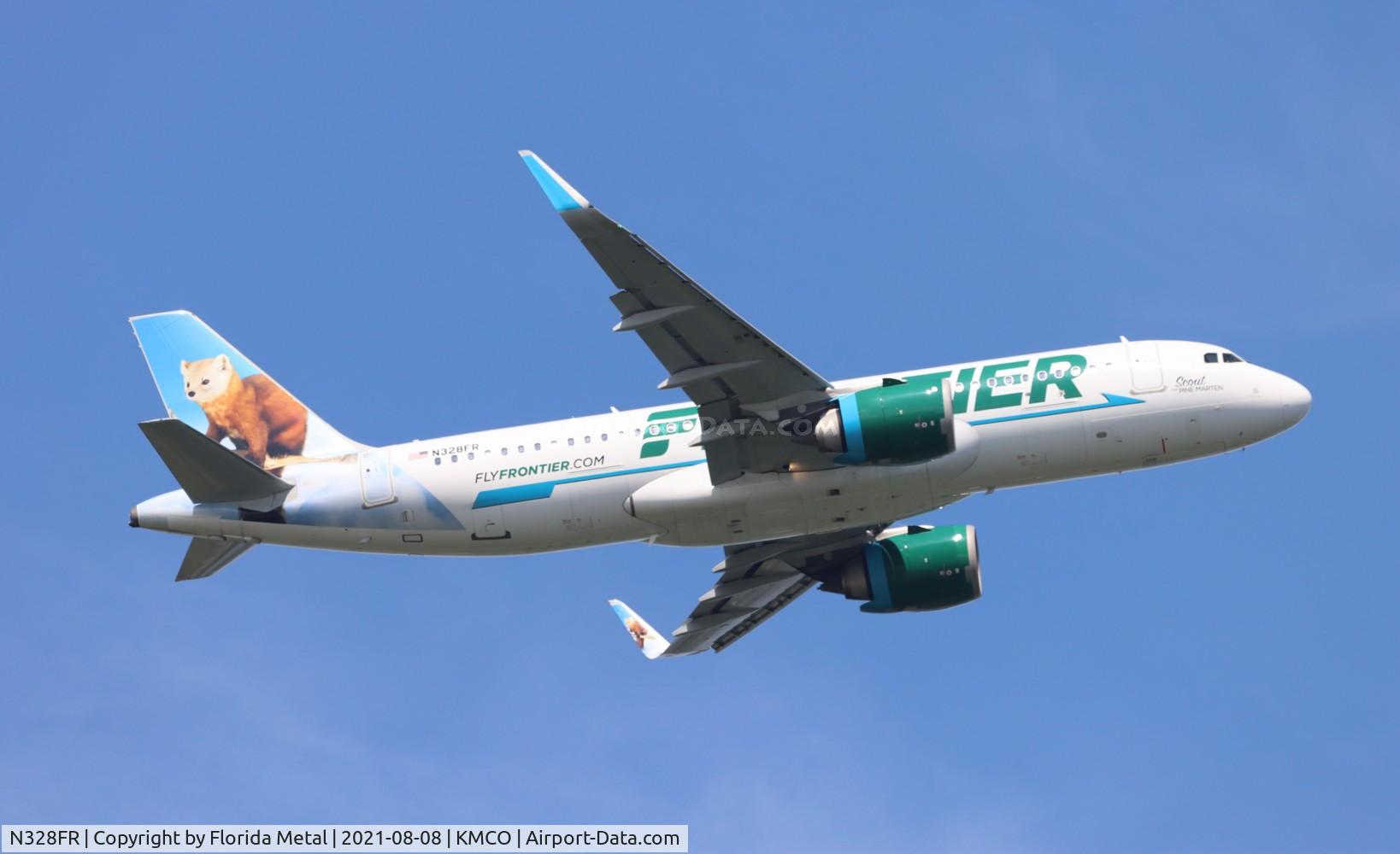 N328FR, 2018 Airbus A320-251N C/N 8118, FFT A32N Scout zx MCO-PHX