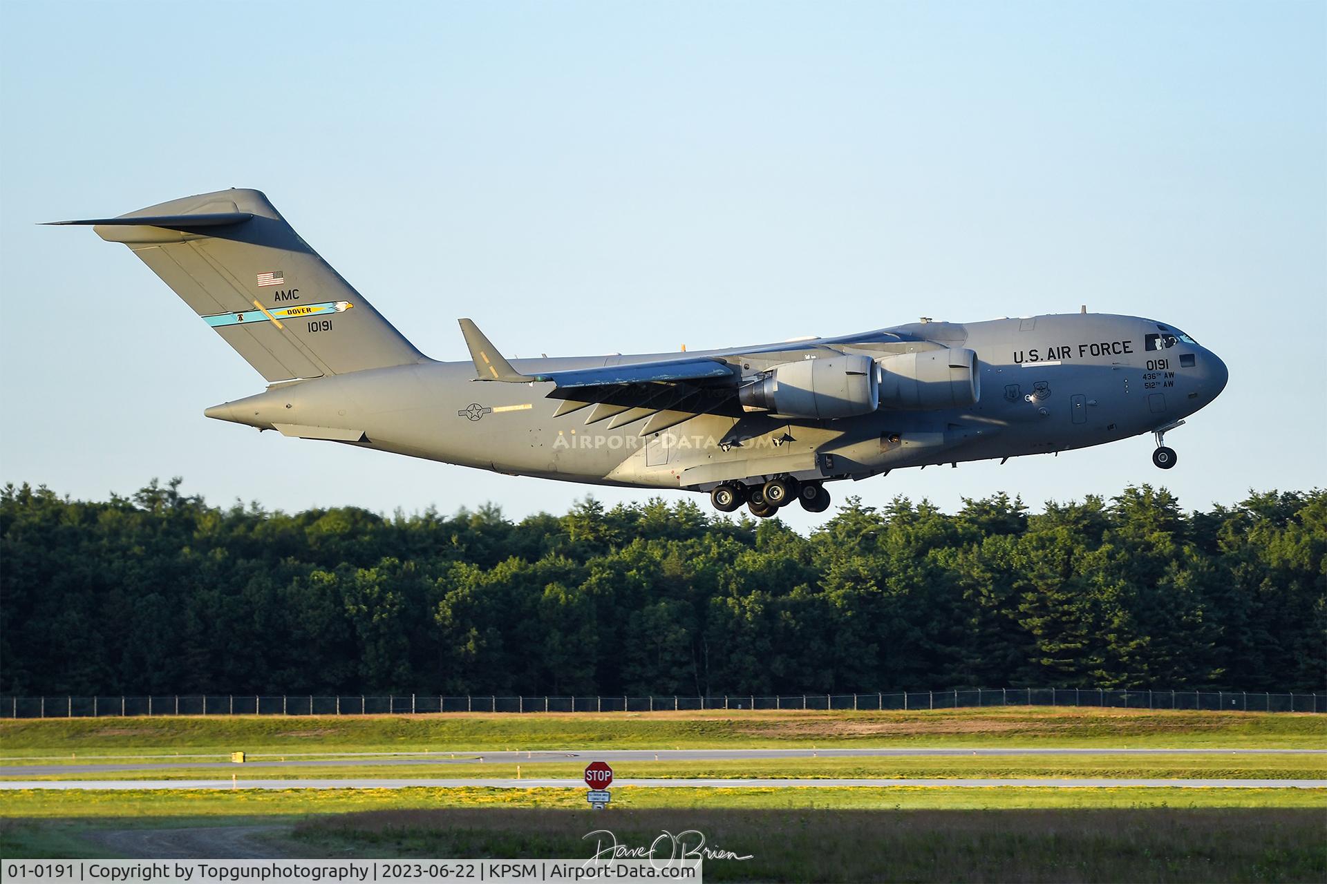 01-0191, 2001 Boeing C-17A Globemaster III C/N P-91, REACH795