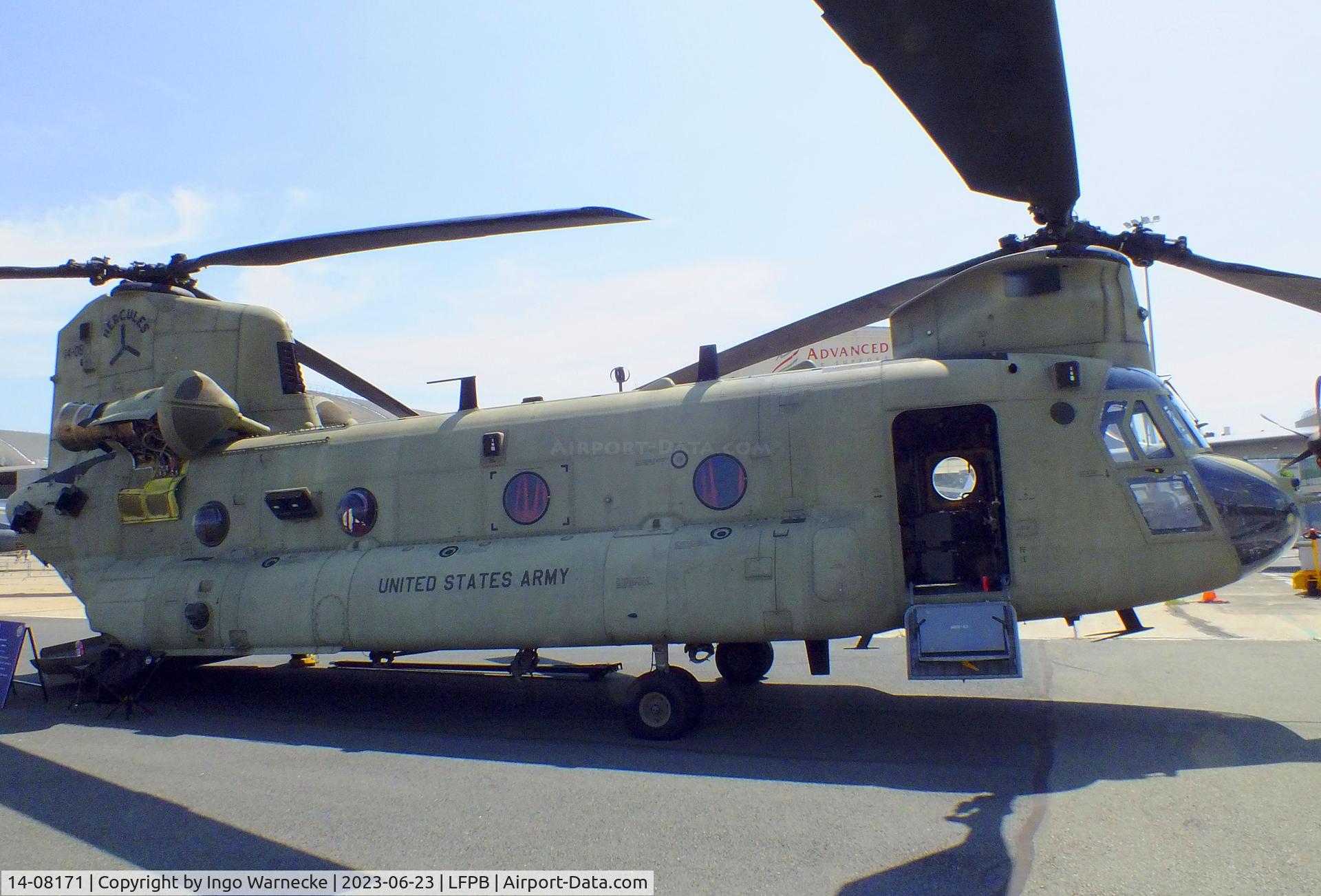 14-08171, 2014 Boeing CH-47F Chinook C/N M.8171, Boeing CH-47F Chinook of the US Army at the Aerosalon 2023, Paris