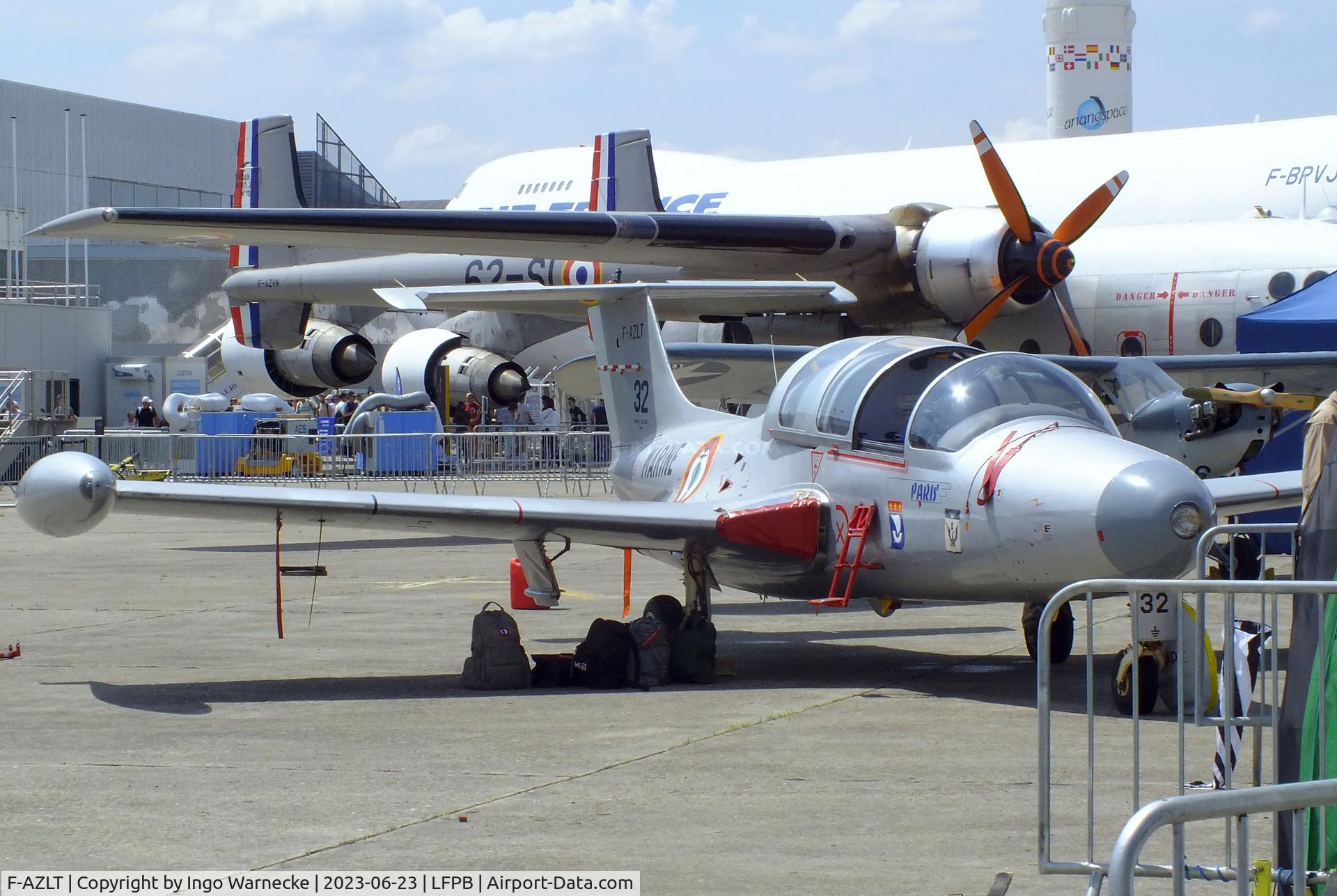 F-AZLT, 1958 Morane-Saulnier MS.760 Paris I C/N 32, Morane-Saulnier MS.760 Paris I at the Aerosalon 2023, Paris