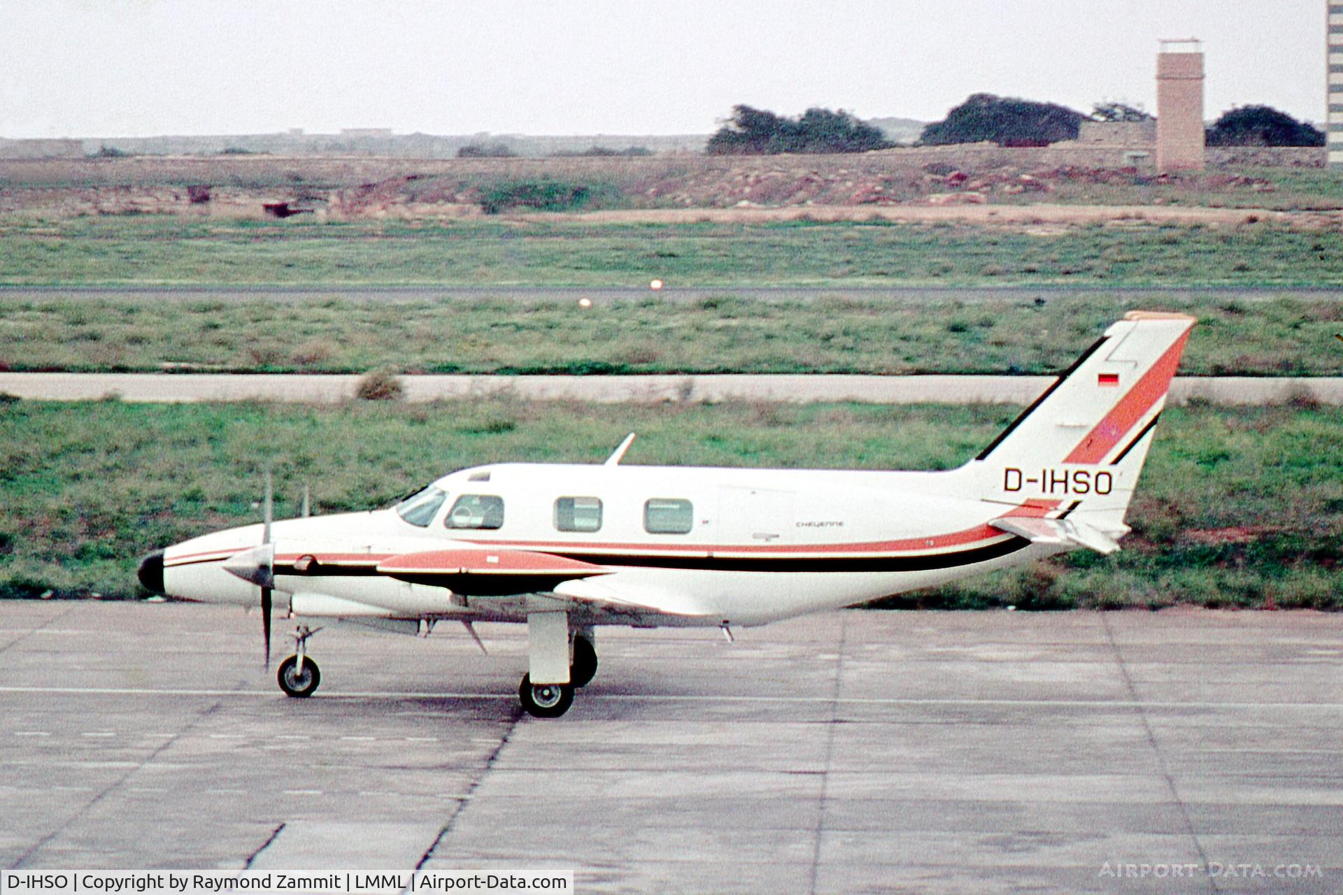 D-IHSO, 1976 Piper PA-31T Cheyenne C/N 31T-7620033, Piper PA-31T Cheyenne D-IHSO