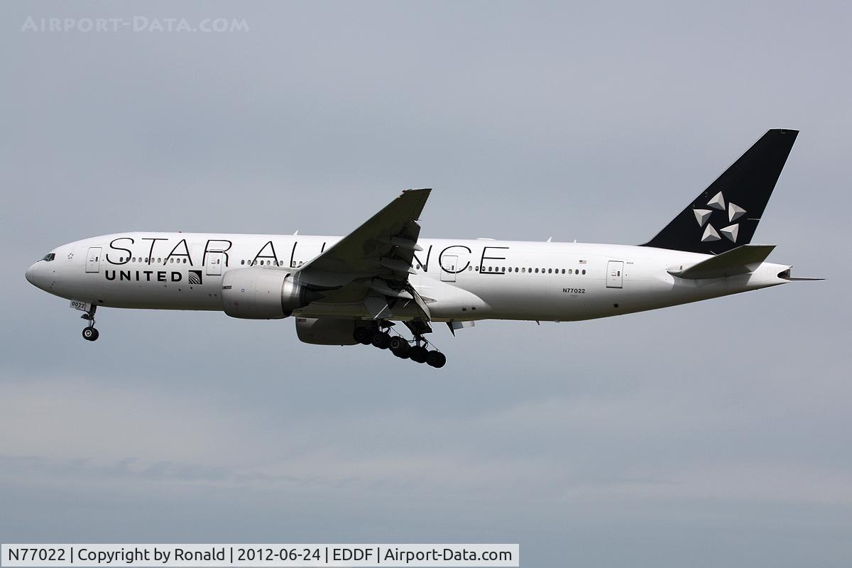 N77022, 2010 Boeing 777-224 C/N 39777, at fra