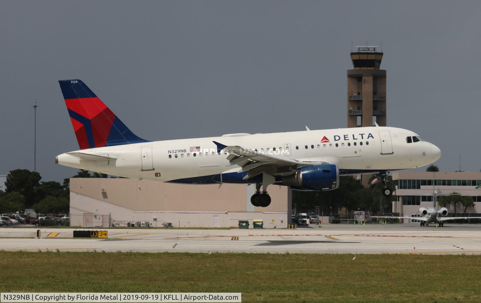 N329NB, 2001 Airbus A319-114 C/N 1543, DAL A319 zx LGA-FLL