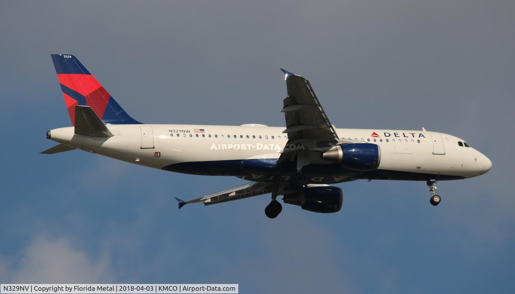 N329NV, 2006 Airbus A319-111 C/N 2876, DAL A320 zx SLC-MCO