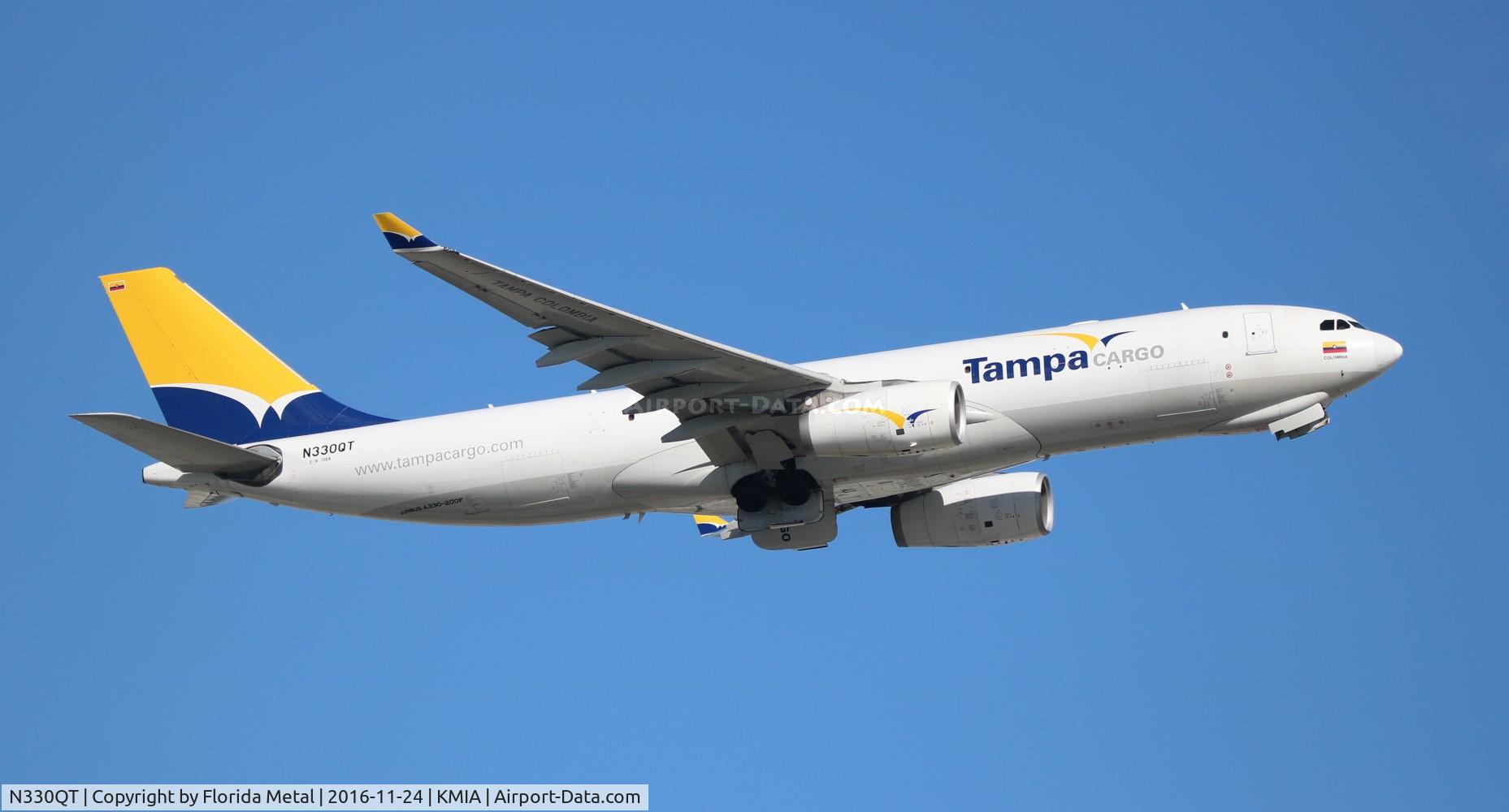 N330QT, 2012 Airbus A330-243F C/N 1368, Tampa Cargo A332F zx MIA-EZE