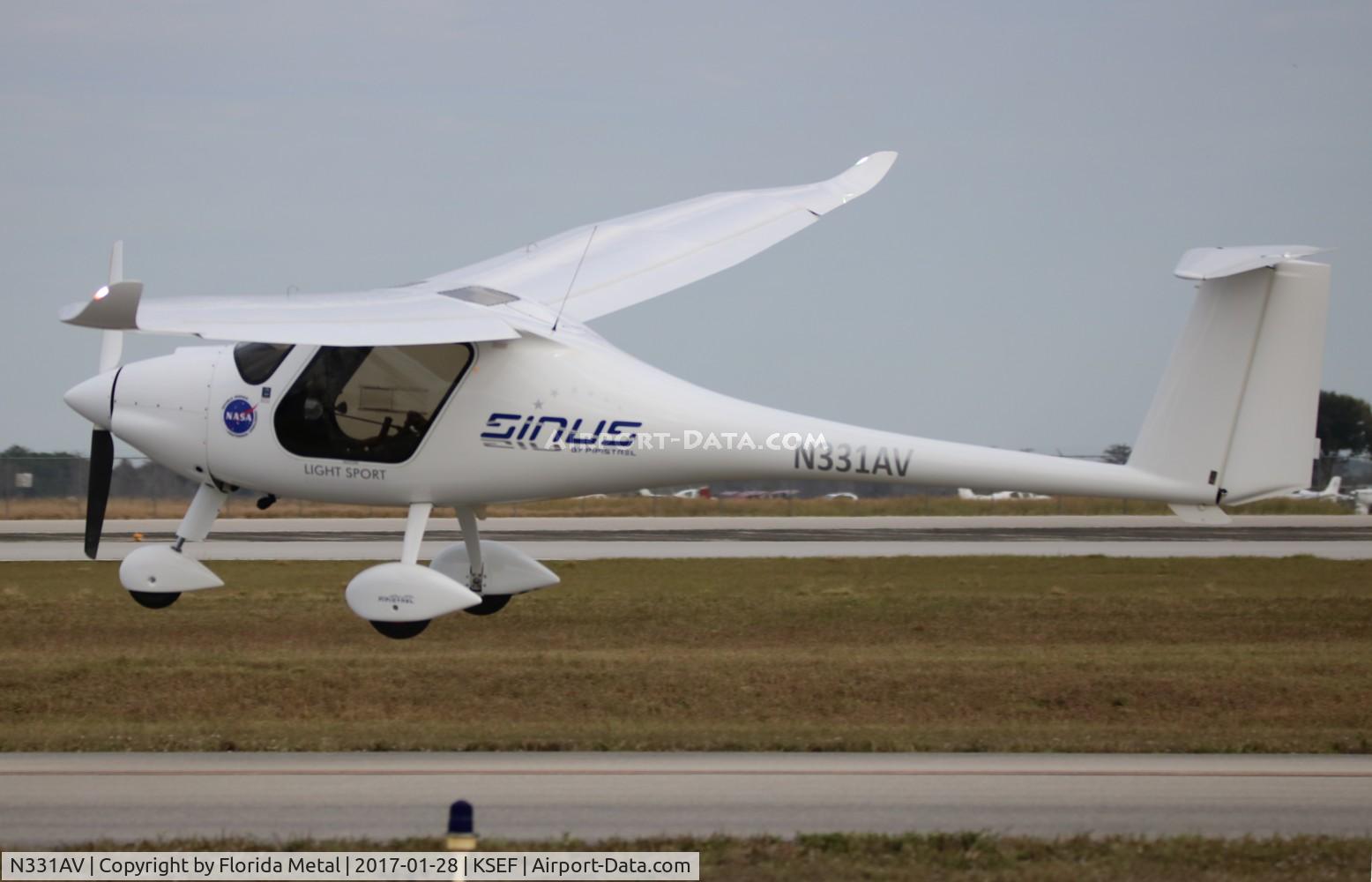N331AV, 2015 Pipistrel Sinus 912 LSA C/N 736 SFN 912 LSA, Sinus zx