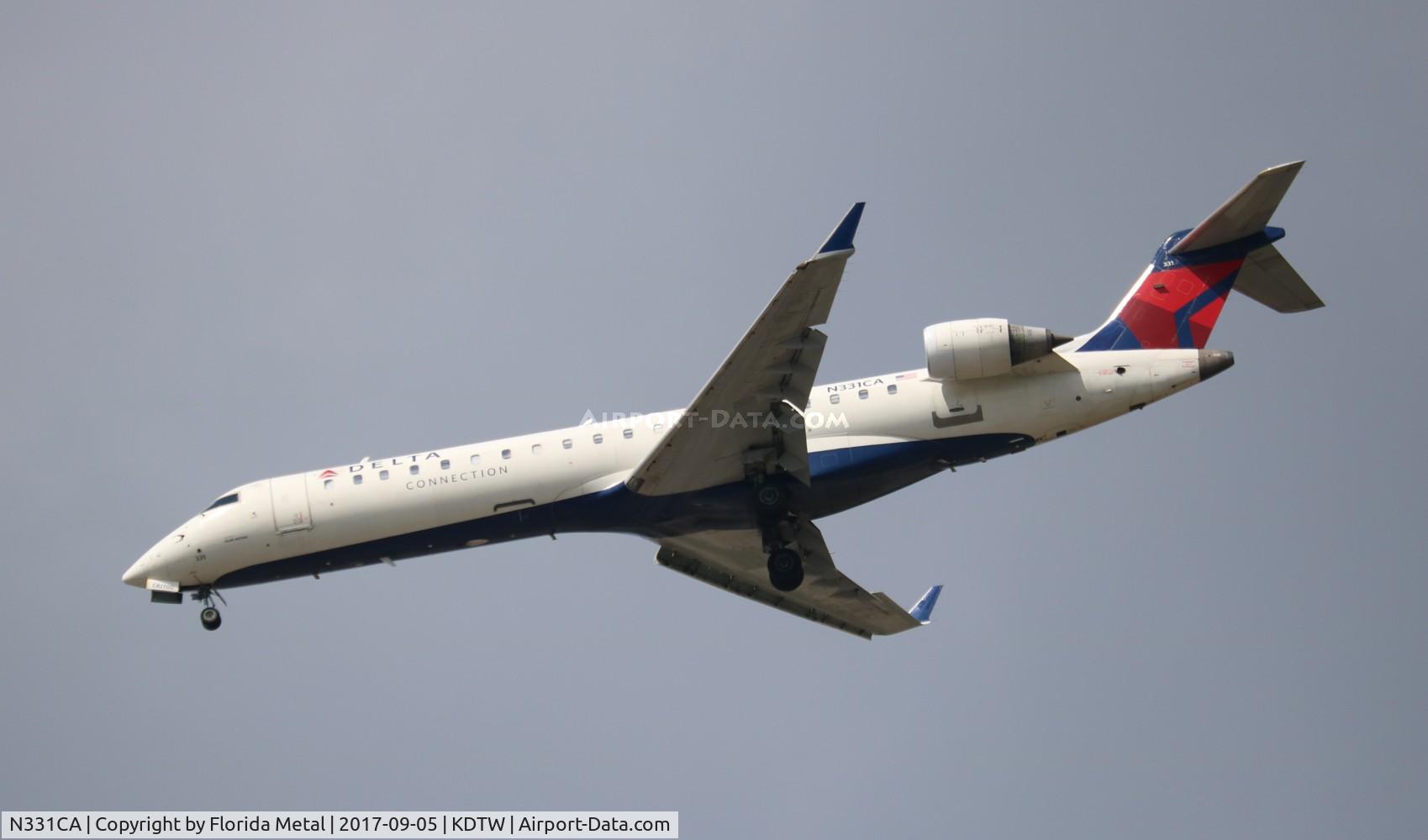 N331CA, 2002 Bombardier CRJ-701ER (CL-600-2C10) Regional Jet C/N 10061, END/DAL CR7 zx CMH-DTW