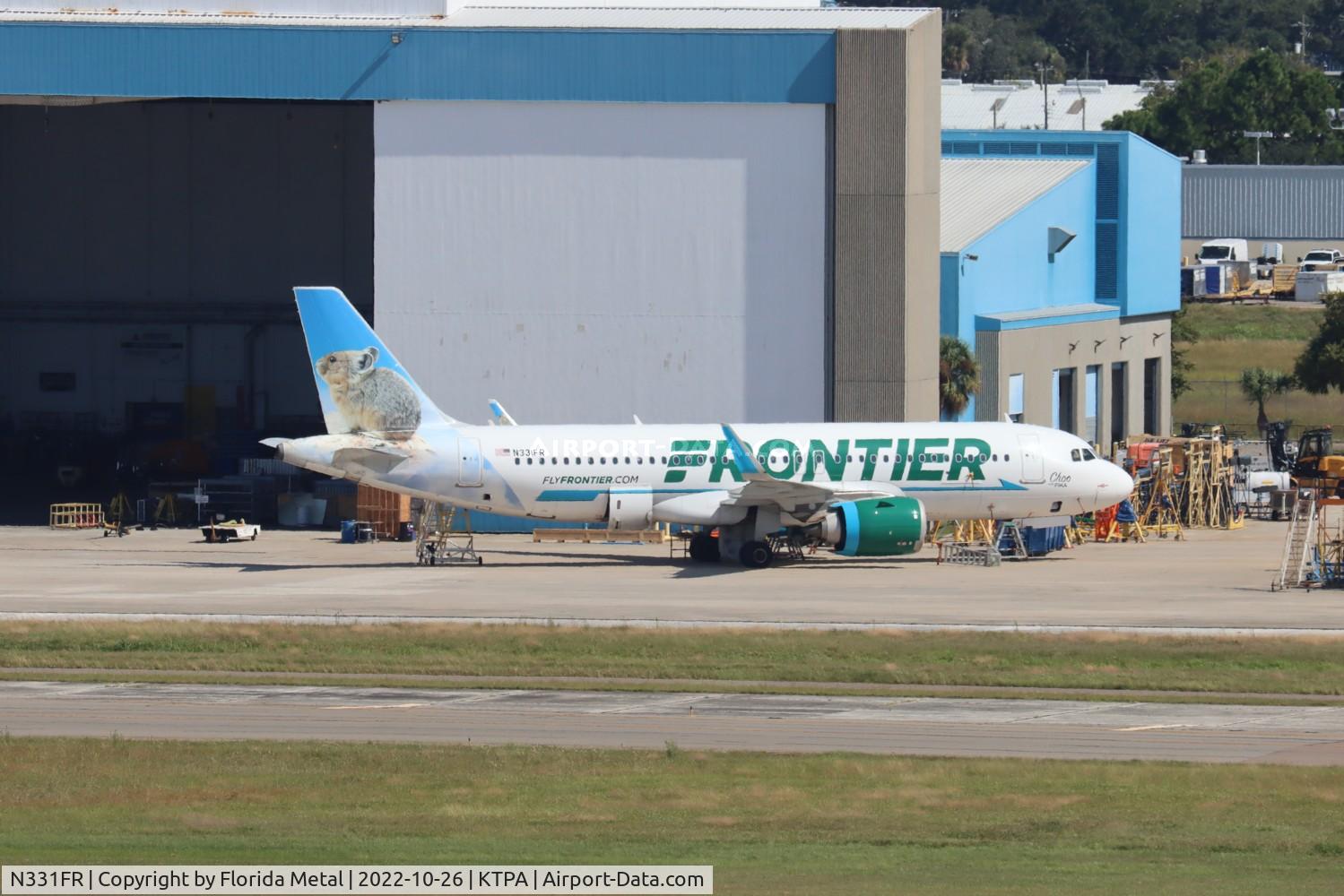 N331FR, 2018 Airbus A320-251NEO C/N 8239, FFT A32N Choo zx TPA maint