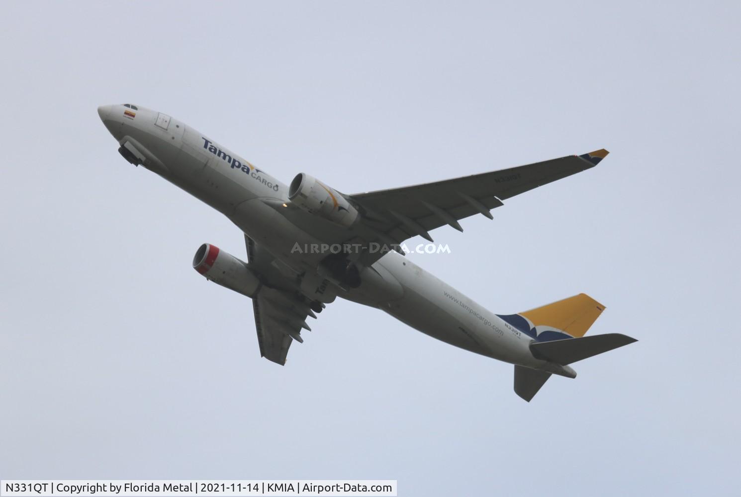 N331QT, 2012 Airbus A330-243F C/N 1380, Tampa Cargo A332F zx MIA-BOG