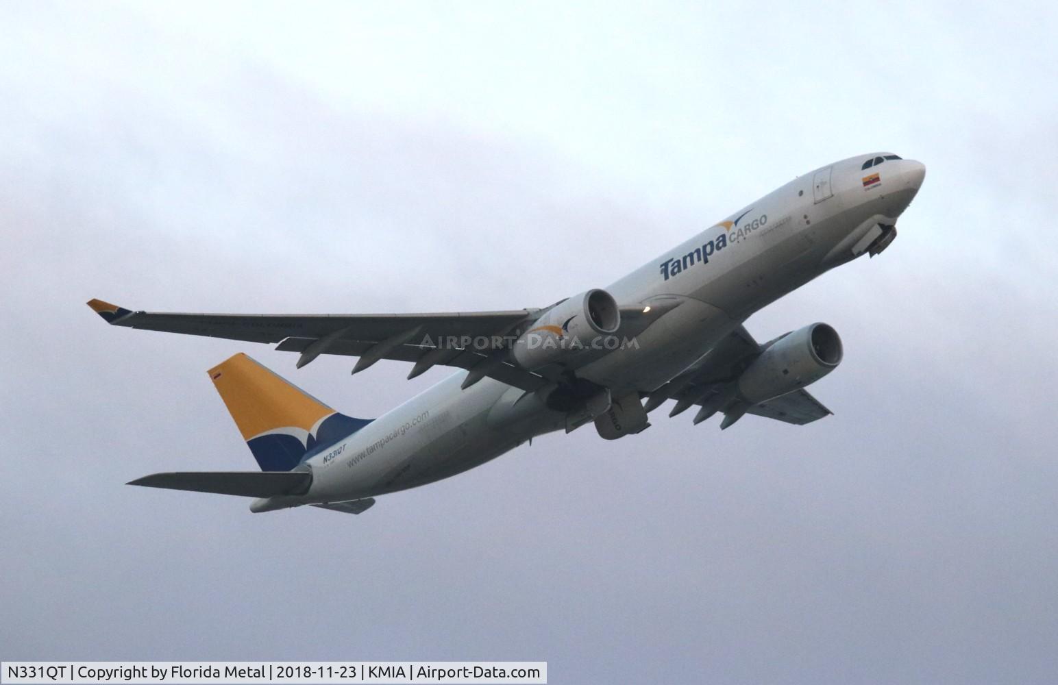 N331QT, 2012 Airbus A330-243F C/N 1380, Tampa Cargo A332F zx MIA-EZE