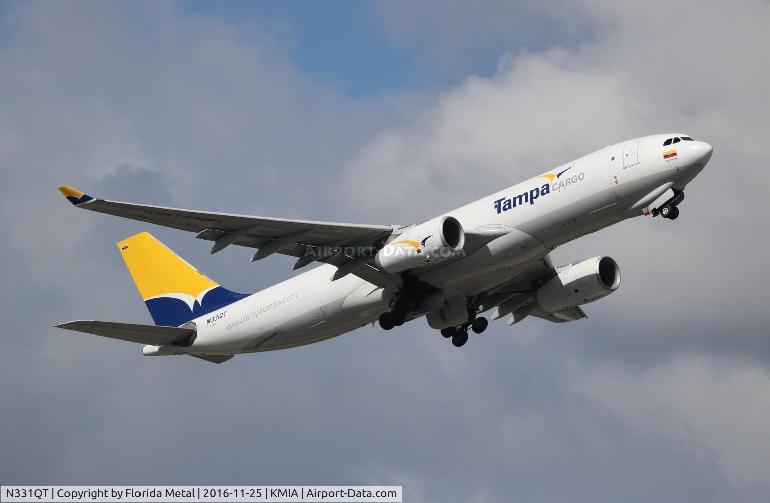 N331QT, 2012 Airbus A330-243F C/N 1380, Tampa Cargo A332F zx MIA-BOG