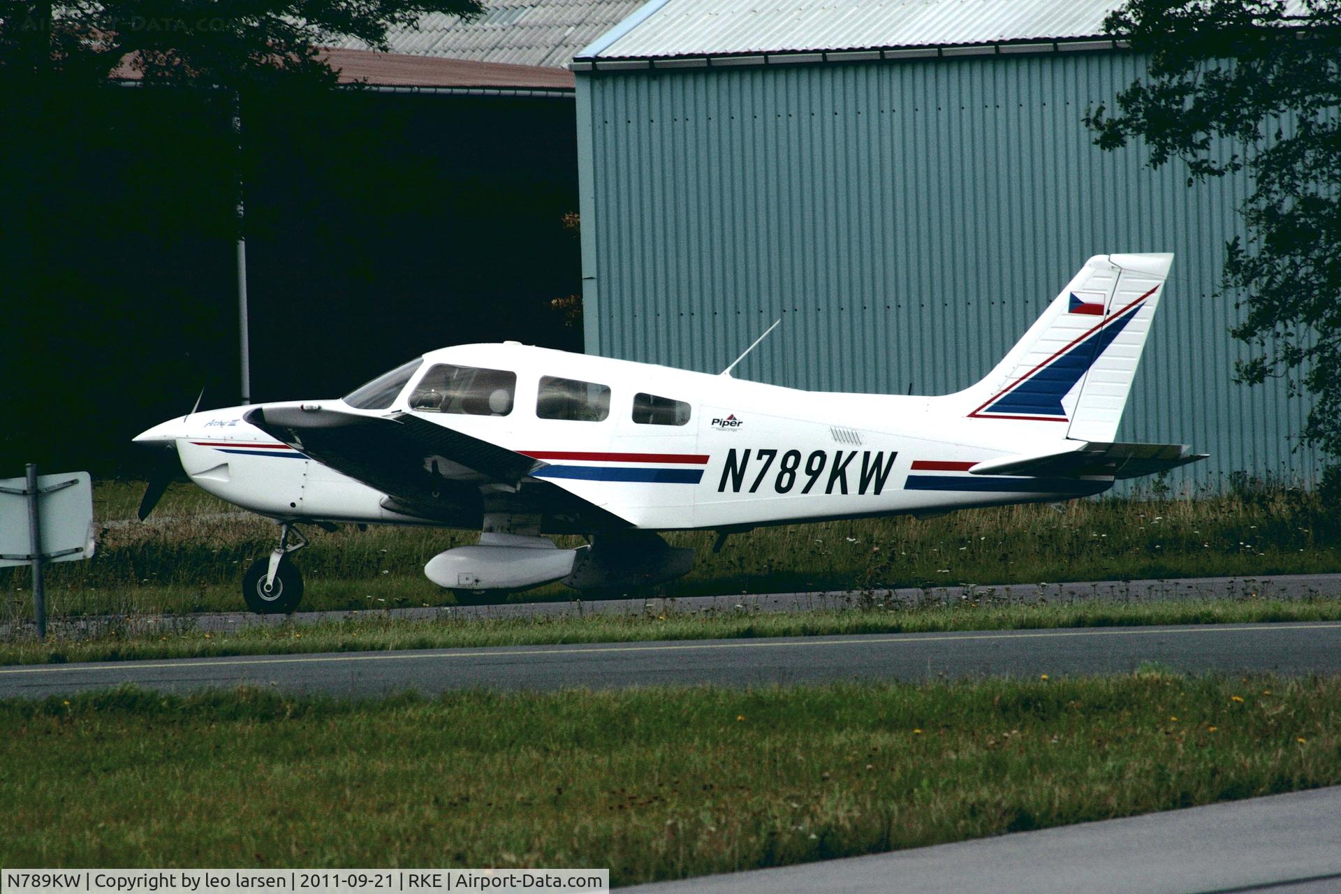 N789KW, 2001 Piper PA-28-181 C/N 2843423, Roskilde 21.9.2011
