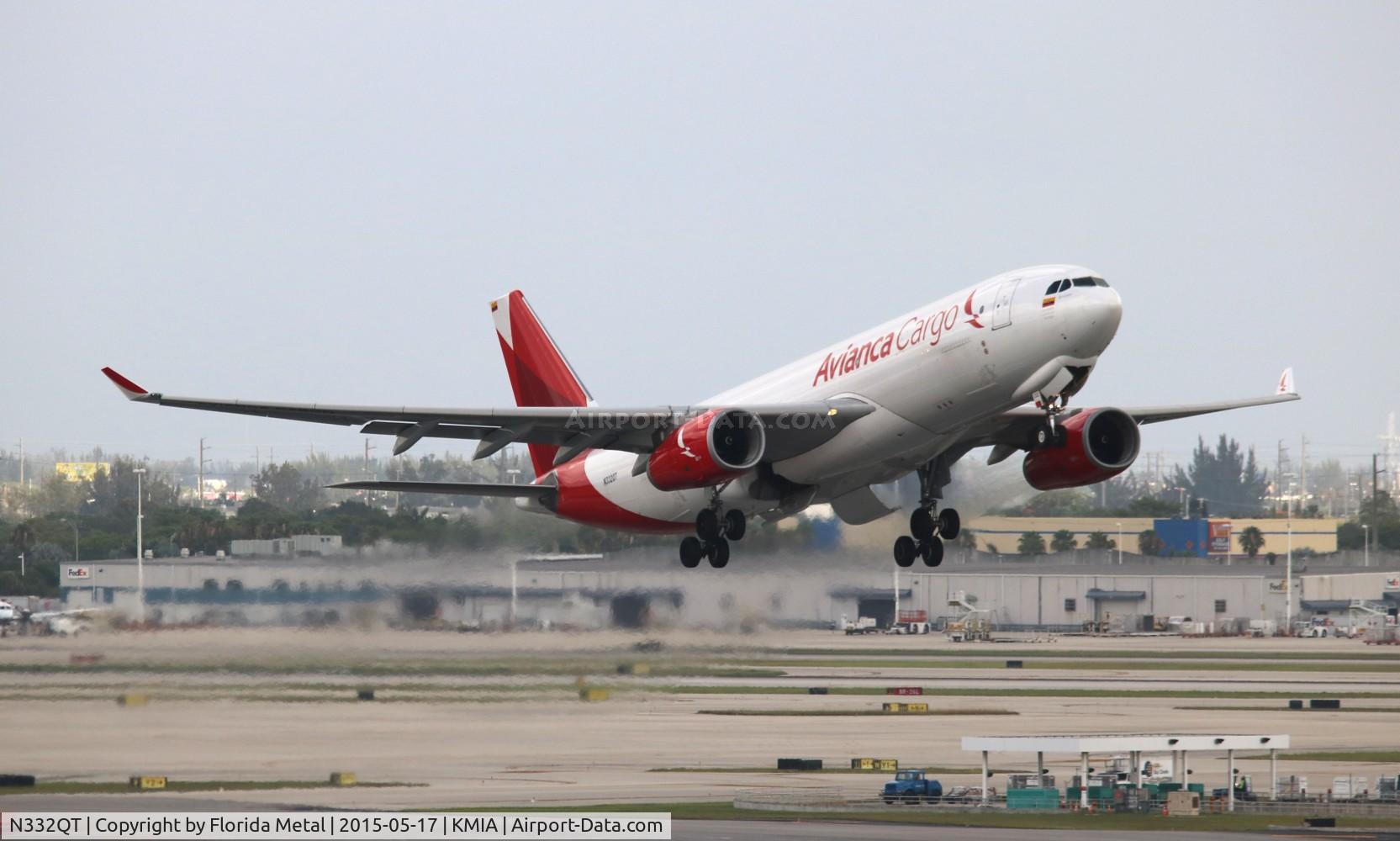 N332QT, 2013 Airbus A330-243F C/N 1428, AVA Cargo A332F zx MIA-SDQ