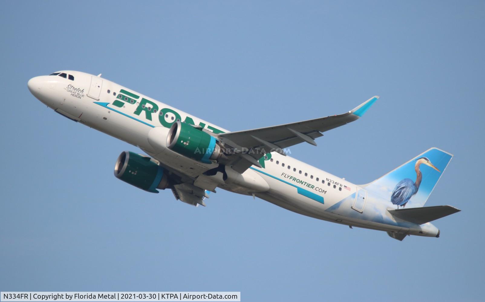 N334FR, 2018 Airbus A320-251N C/N 8306, FFT A32N Stretch zx