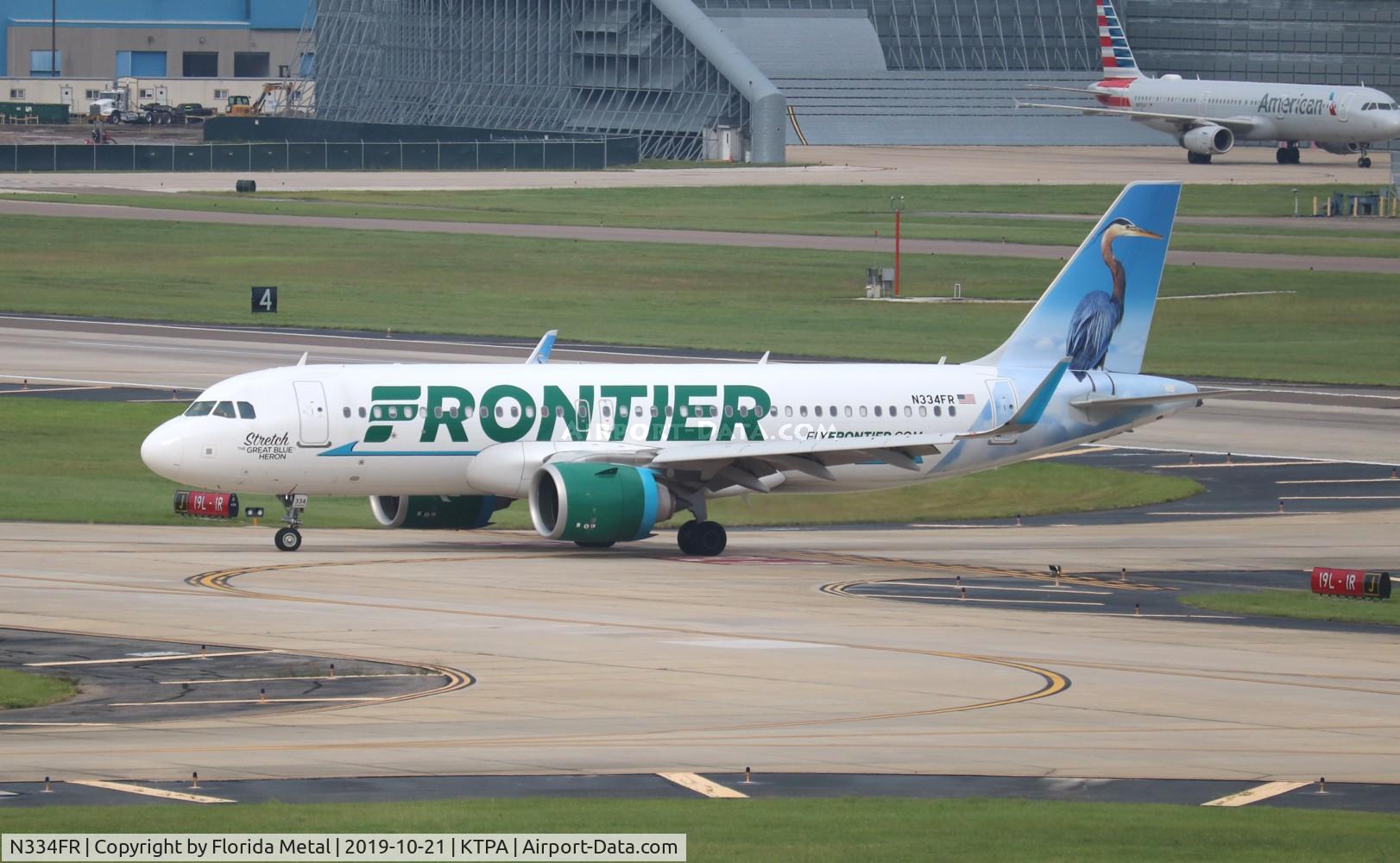 N334FR, 2018 Airbus A320-251N C/N 8306, FFT A32N Stretch zx TTN-TPA