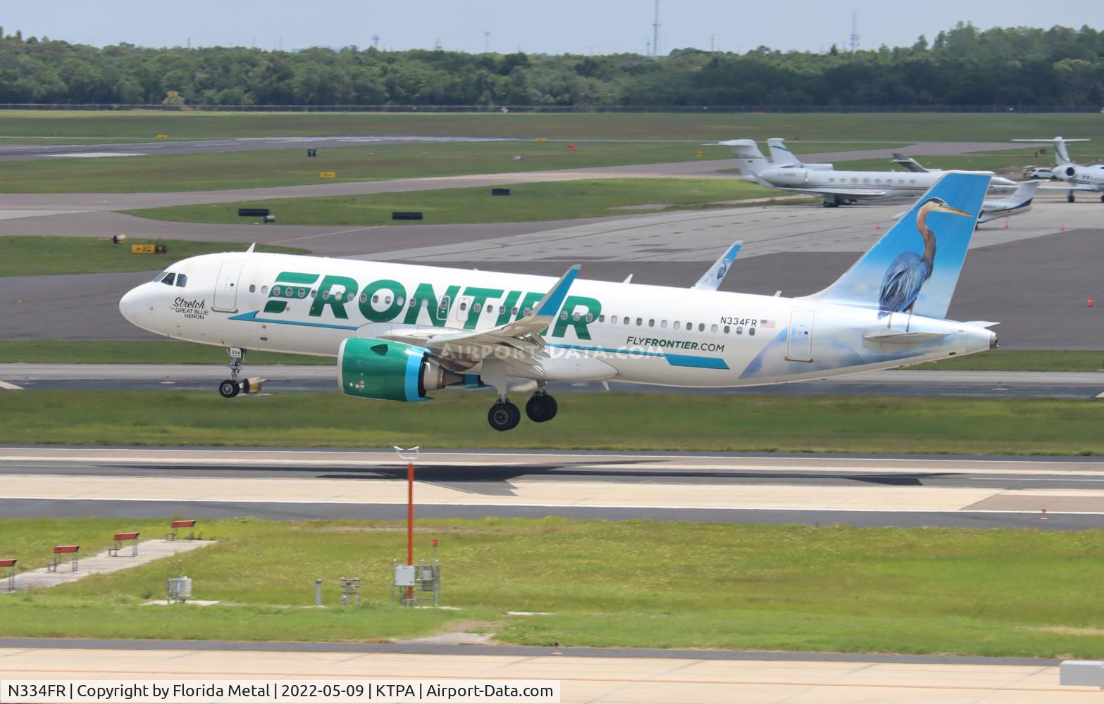 N334FR, 2018 Airbus A320-251N C/N 8306, FFT A32N Stretch zx PHX-TPA
