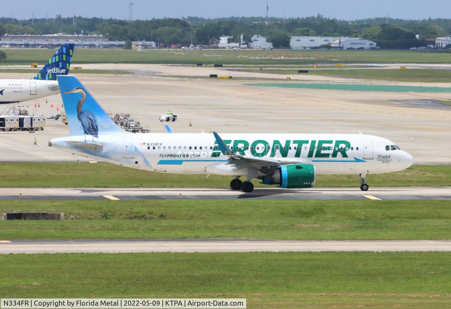 N334FR, 2018 Airbus A320-251N C/N 8306, FFT A32N Stretch zx TPA-PHX