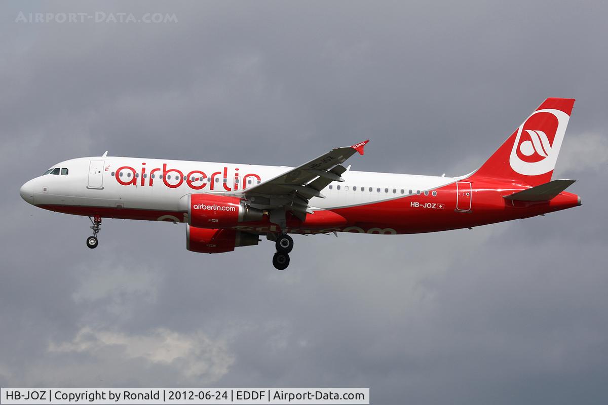 HB-JOZ, 2011 Airbus A320-214 C/N 4631, at fra