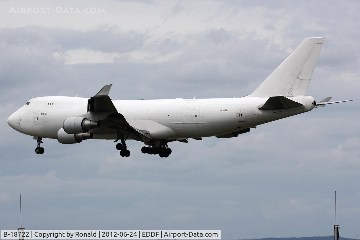 B-18722, 2006 Boeing 747-409F/SCD C/N 34265, at fra