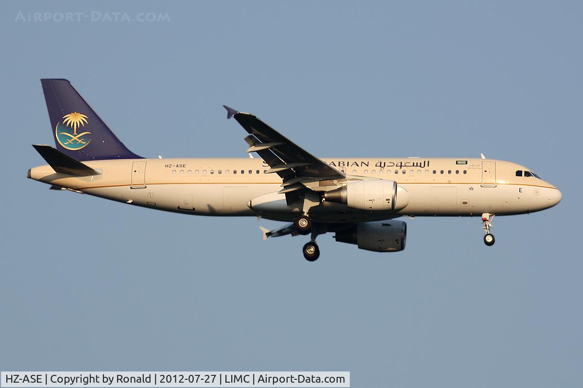 HZ-ASE, 2010 Airbus A320-214 C/N 4408, at mxp